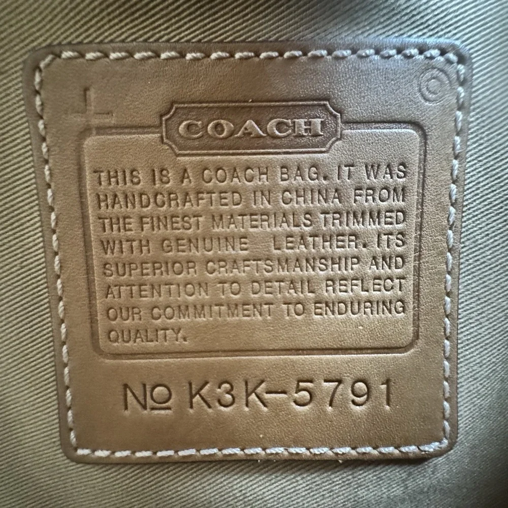 Coach Hamptons Y2K Travel Collection Tote 2003 #5791